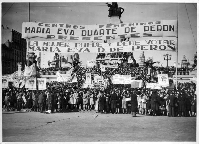 Voto femenino en 1948