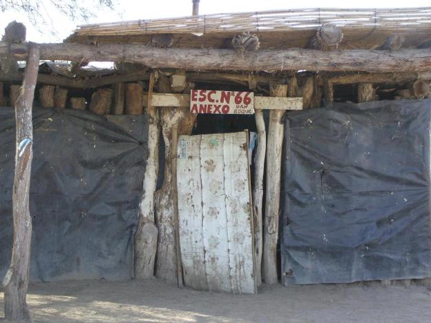 El interior de una escuela de Catamarca. Esta es la realidad. Los discursos son palabras al viento...