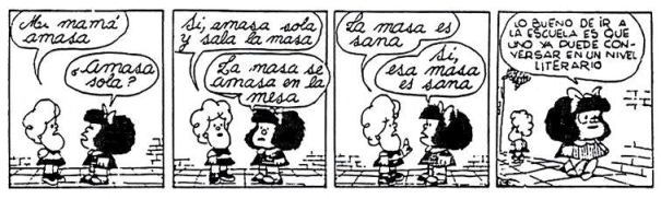 Mafalda y la educacin.