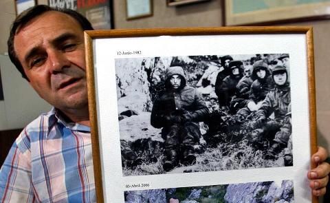 Veterano de guerra Jos? Luis Aparicio.