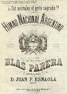 Himno Nacional Argentino versin Esnaola