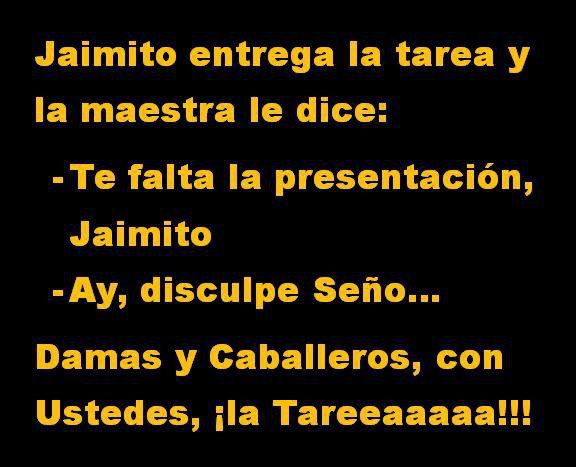 Jaimito y las tablas